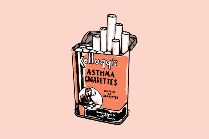 Asthma cigarette